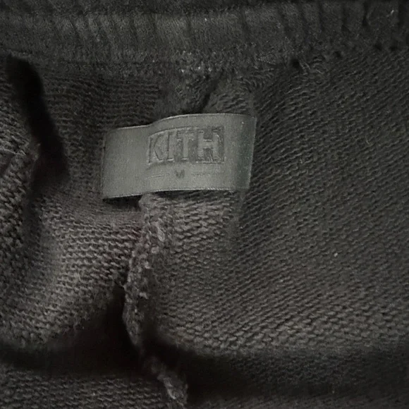 KITH mens black joggers - Picture 6 of 6